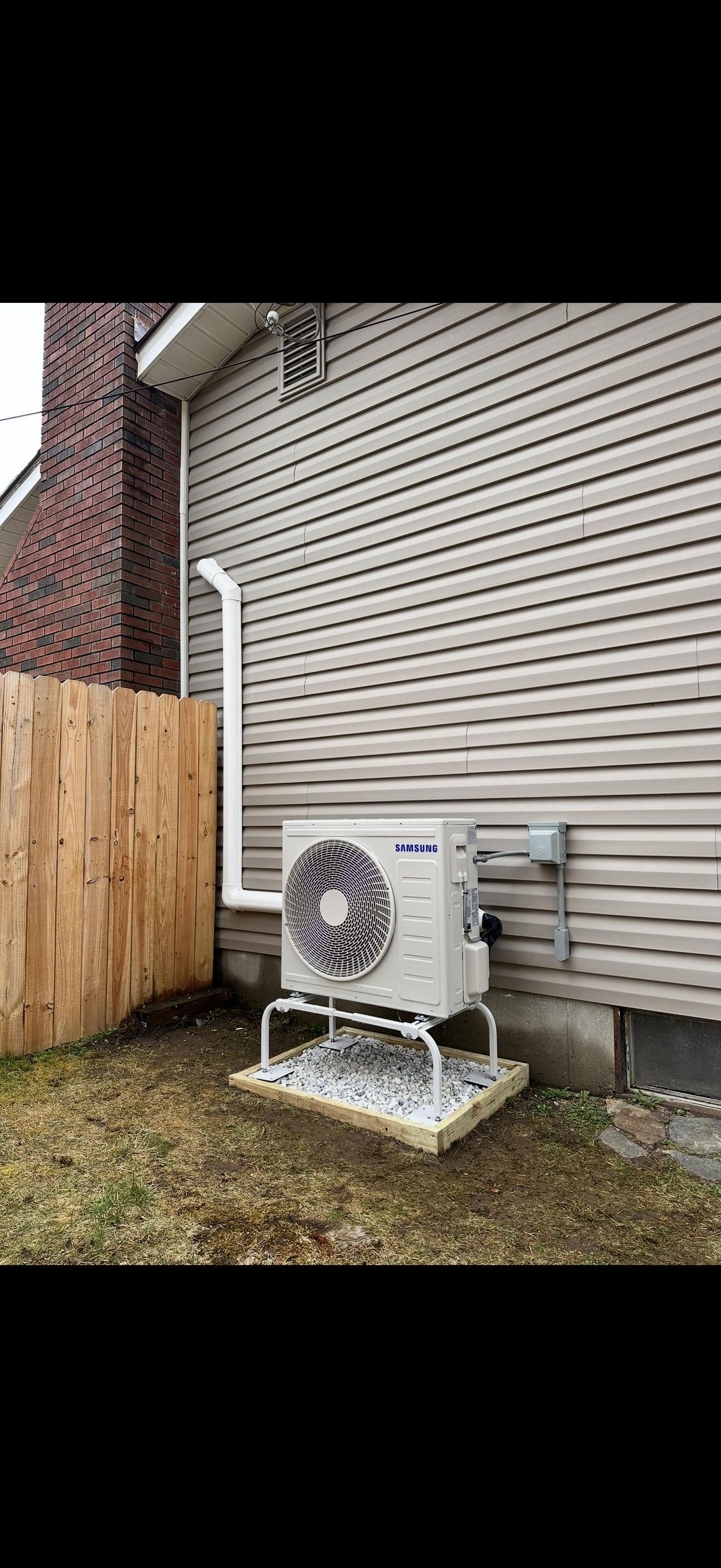 Mini split installation